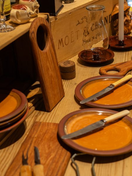 Earth-Tone Ceramic Dining Collection